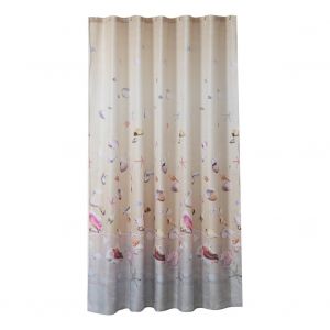 HJLIAN Rideau de douche impermeable + crochets de suspension #2 - Neuf