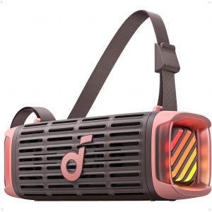 Boom 3I By Anker,Enceinte Bluetooth Ext&eacute;rieure R&eacute;sistante,Ip68,Flottante,R&eacute;sistante &Agrave; L'Eau Sal&eacute;e,Bassup 2.0,Enceinte Portable De 50 W,Bluetooth 5.3,16 H,Tws,Kayak/P&ecirc;che/Camping - Neuf