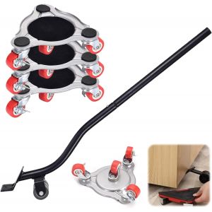 Mevronisshop-Kit De D&eacute;placement De Meubles &Agrave; Roulettes, Chariot Et L&egrave;ve-Meubles Am&eacute;lior&eacute;s, Roulettes Pivotantes &Agrave; 360&deg;, 400 Kg, Patins Professionnels Pour Canap&eacute;, Machine &Agrave; Laver, Garde-Robe, R&eacute;frig&eacute; - Neuf