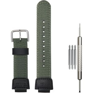 Kal-Bracelet De Montre En Nylon De 16 Mm Compatible Avec Casio Ga-100 Ga110 Ga2100 Dw5600e Ga-700 Dw6900 Awg-M100 Dw003b Mcw100 Bracelet De Montre De Rechange - Neuf