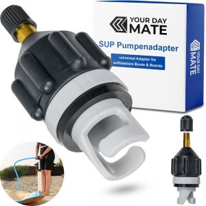 Letnerny-Adaptateur De Valve Pour Pompe À Air Sup, Accessoires De Pompe À Air Pour Stand Up Paddle Board Gonflable, Canoë, Kayak, Cha Longue, Bateau Pneumatique - Neuf