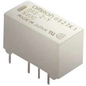 G6s-2 5 Vdc Relais Pour Circuits Imprim&eacute;s 5 V/dc 2 &agrave; 2 Inverseurs (rt) 1 Pc(s) S72617 - Omron - Neuf
