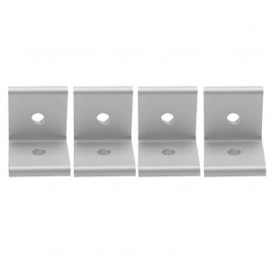 4pcs connecteur coin angle support connexion joint profilé en aluminium (blanc 3030) - Neuf