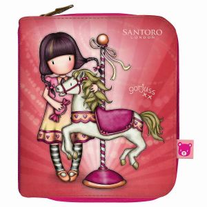 Portefeuille Gorjuss Carousel Saumon (10 x 12 x 3 cm) - Neuf