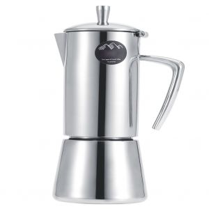 Hjlian Cafetiere A Percolateur En Acier Inoxydable 300 Ml, 6 Tasses, Lavable A La Main, Filtre, Passoire A The, Goutteur - Neuf