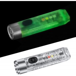 Portable Mini Lampe De Poche Led 400 Lumens - 11 Modes Lumineux, Rechargeable Par Usb, Avec La Lumière D'alarme - Torche Multifonctionnelle Pour La Marche, De La Recherche Et De La Randonnée - Neuf
