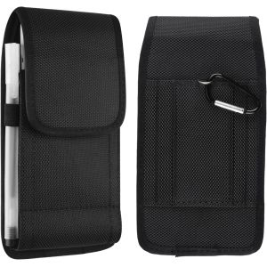 KALANKA-&Eacute;tuis de Ceinture pour T&eacute;l&eacute;phones Portables, Pochette Telephone Portable Ceinture Clip de Ceinture et Porte-Stylo Housse Porte-Cartes en Nylon pour iPhone, Samsung Galaxy, Huawei, Xiaomi (Noi - Neuf