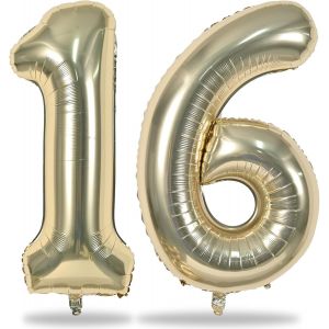Grands Ballons Vert Sauge En Forme De Chiffre 30 ¿ 101,6 Cm ¿ Feuille D'Aluminium Olive 3 & 0 ¿ Auto-Gonflant ¿ Ballons Décoratifs De Fête Pour Femme ¿ 101,6 Cm - Neuf
