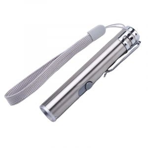 Mini Lampe De Poche Usb, Sac Médical Étanche En Acier Inoxydable, Lampe De Poche Multifonctionnelle Taille Stylo Rechargeable Led 96 X 15 Mm - Neuf