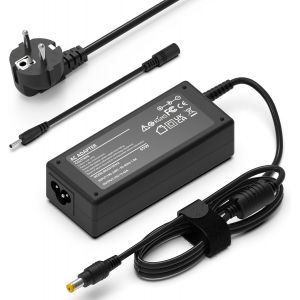 65W Laptop Charger Adapter for Acer Aspire 3 5 E1 E3 E5 E15 E17 ES1 ES15 V3 V5 A315-51 A515-52 E5-575 E5-575G E5-573 E5-571 PA-1650-86 19 V 3.42A Charger Socket 5.5 1.7 mm - Neuf