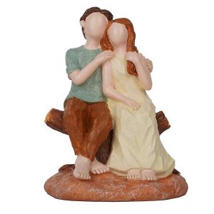 Statue De Couple Amoureux De La Saint-Valentin, Ornements En R&eacute;sine Pour Couple Romantique, Comm&eacute;moratif De La Saint-Valentin - Neuf