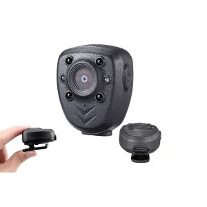 Mini cam&eacute;ra corporelle, carte m&eacute;moire 16 Go, vision nocturne, enregistrement portable 1080p - Neuf