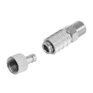 Adaptateur de raccord à dégagement rapide pour aérographe avec raccord 5 mâles - Neuf
