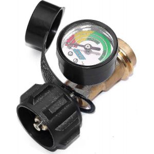 Indicateur de niveau de jauge de réservoir de propane Indicateur de pression de gaz LP Code couleur universel pour bouteille,barbecue à gaz,camping-car RV,chauffage et SZRH - Neuf
