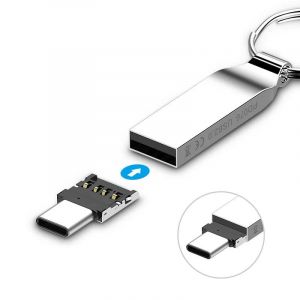 DM AD011 MINI adaptateur C fonction OTG transformez USB normal dans une cl&eacute; USB TYPE C-- - Neuf