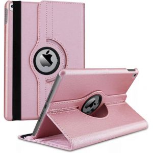 LORANKA-Coque pour iPad Air 11 pouces M3/M2 (2025/2024), &Eacute;tui de Protection en Cuir PU Premium &agrave; Ajustement Fin avec Support Rotatif 360 Degr&eacute;s et Fonction Automatique de Veille/R&eacute;veil (OR ROSE) - Neuf