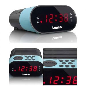 Radio-r&eacute;veil Bleu FM PLL avec affichage LED - Neuf