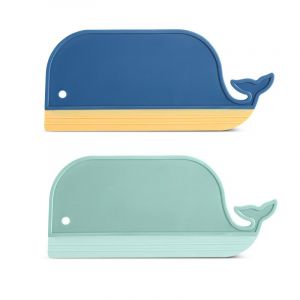Raclette de douche, raclette de salle de bain, raclette créative en silicone pour vitres, carrelage, baignoire et rétroviseur de voiture (2 pièces) - Neuf