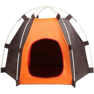 Nouveau,Adapté Portable Pliant Pour Chien Tente Chat Lit De Maison,Extérieur Étanche Animaux Refuge Wigwam - Neuf
