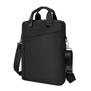 Sacoche pour ordinateur portable 14 pouces pour homme, etui de transport pour ordinateur portable, sacoche bandouliere, noir - Neuf