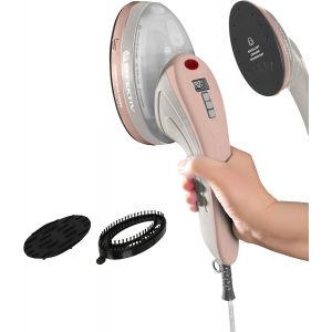 MEVRONISSHOP-D&eacute;froisseur Vapeur Vertical, 1800W, 3 en 1 Vapeur Vertical Premium, Semelle C&eacute;ramique, Brosse Vapeur, R&eacute;servoir 250 ml, Vapeur Continue 750 mg/s, &Eacute;cran LED, Arr&ecirc;t Automatique, C&acirc;ble 3 m - Neuf