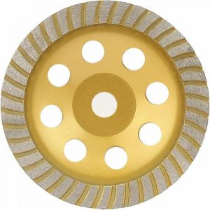 Disque diamant&eacute; de 180 mm pour le pon&ccedil;age du b&eacute;ton, du granit et de la pierre. Meuleuse de surface professionnelle. - Neuf