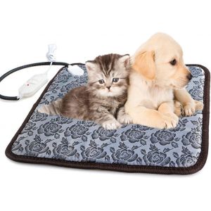Chien Chat Natte De Chauffage,Chien, Chat, Coussin Chauffant,Chien Chat Chauffage, Couverture,Coussin Chauffant Imperméable D'animal De Compagnie De Chauffage Tapis Pour Chiens Et Chats,45*45cm - Neuf