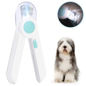 Coupe-Griffes Led Pour Animaux De Compagnie Avec Protection Et Lime À Ongles ¿ Design Ergonomique Pour Chiens, Chats Et Autres Animaux ¿ Outil De Toilettage Sûr, Facile Et Efficace - Neuf