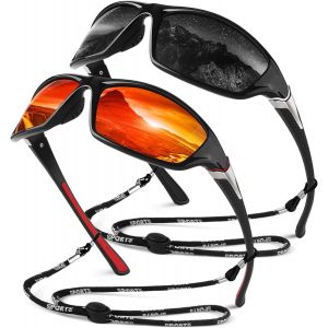 Lunettes De Soleil Polaris&eacute;es Pour Homme Femme,Sportives Lunettes De Conduite P&ecirc;che V&eacute;lo Anti-Uv Lunettes De Soleil - Neuf