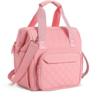 Tzf-Sac Isotherme Repas, 20l Sac Lunch Box Avec Grande Ouverture, 6h Chaud / 10h FroidU200b, Étanches Multi-Poches Glaciere Souple Isotherme Pour École Bureau Voyage Pique-Nique - Neuf