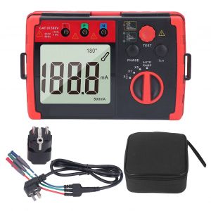 XYONG Testeur de fuite, detecteur de fuite de protection de ligne avec alarme d'arret, prise de conversion UE, prise AU, AC 230 V - Neuf