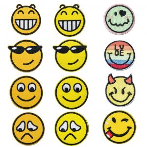 12 Morceaux De Fleurs De Broderie Au Fer &Agrave; Repasser Patch, Broderie Papillon Autocollant Fer &Agrave; Repasser Sur Les Patchs Coudre-Sur Badge Autocollants Pour Des V&ecirc;tements, Des Sacs, Des Jeans - Neuf