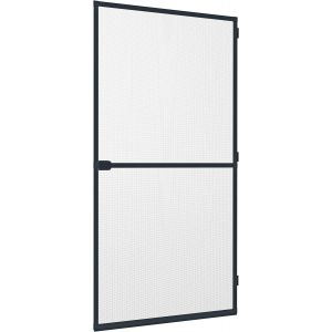 Wag-Rhino Insect Screen Moustiquaire Porte Battante En Alu, Anthracite, 100 X 210 Cm, 04311 - Neuf