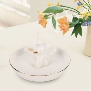 Hjlian Presentoir A Bagues Pour Bijoux, Colliers, Bracelets, Decoration D'interieur, Blanc - Neuf