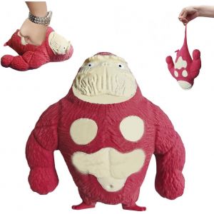 KAL-Jouet Gorille Anti-Anxiété, Gorille De Singe De Latex, Squeeze Jouet, Figurine De Gorille Anti Stress, Doux Squeeze Anti-Stress Jouets, Gorilla Singe Singe Toy - Neuf
