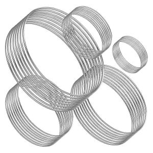 Anneaux Attrape-R&ecirc;ves En M&eacute;tal Argent&eacute;,40 Pi&egrave;ces - Neuf