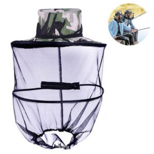 Casquette Anti-Moustiques Pour La Pêche Casquette Respirante Pour L'extérieur, Camouflage - Neuf