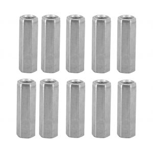 Entretoise hexagonale M8 longue de 40 mm en acier au carbone (lot de 20) - Neuf