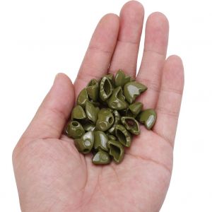 Lot De 25 Plombs De Peche En Alliage De Cuivre Pour Montage De Mouches, Tete De Chabot, Vert Fonce, Taille L - Neuf