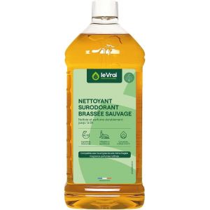 KAL-Détergent Parfumant -Nettoyant Sols -Jusqu`À 100 Lavages -Fabrication Française -Flacon 1 L -Senteur Brassée Sauvage - Neuf