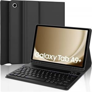 Epkh-Étui De Protection Pour Tablette Samsung A9 Plus Avec Clavier, Disposition Allemande Qwertz, Galaxy Tab A9 Plus Avec Clavier 11"" 2023, Clavier Magnétique Amovible Pour Samsung Tab ¿9+/A9 Plus - Neuf