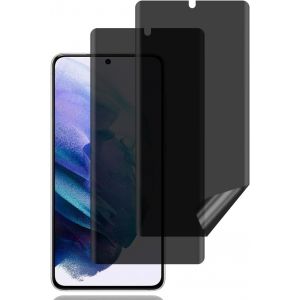 CAUC-Protection D'&eacute;cran Anti-Espion pour Samsung Galaxy S21 5G [2 Pi&egrave;ces], Privacy Film en TPU Flexible, Compatible ID d'Empreinte Digitale, Sans Bulles, Privacy Protection Protecteur &Eacute;cran pour Gala - Neuf