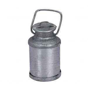 M&eacute;tal lait peut bouilloire pot 1:12 maison de poup&eacute;e miniature accessoires - Neuf