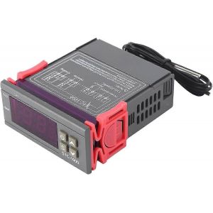 R&eacute;gulateur De Temp&eacute;rature Num&eacute;rique 220v R&eacute;gulateur De Thermostat + Sonde De Capteur Szrh A-F - Neuf