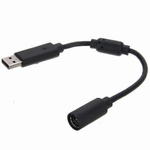 Adaptateur de cordon de c&acirc;ble d'extension USB Breakaway pour manette de jeu filaire Xbox 360 - Neuf