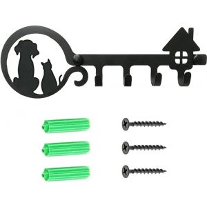 Crochet Porte Cl&eacute;s&iquest;Porte Cl&eacute;s D&eacute;coratif Mural,Crochet Pour Cl&eacute; En Fer Animal,Largement Utilis&eacute; Dans Le Salon,Le Couloir,La Cuisine,Le Crochet Mural Pour Le Bureau - Neuf