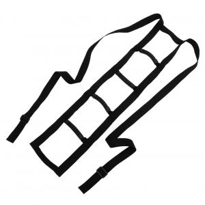 Lit Échelle De L'aide Manche Noir Avec Barrière De Lit, De Pull-Up De Soutien, Échelle De Sangles Pour Le Lit Des Échelles Et Des Rails - Neuf