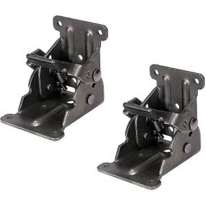 Charni&egrave;res autobloquantes pour meubles pliants, lot de 2, noires, capacit&eacute; de charge : 227 kg - Neuf