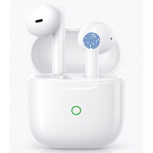 KALANKA-&Eacute;couteurs sans Fil, Bluetooth 5.4 in Ear &Eacute;couteurs avec Annulation du Bruit HD Mic, 48H HiFi St&eacute;r&eacute;o Casques, Contr&ocirc;le Tactile, IPX8 &Eacute;tanche Sports Audiphones sans Fil pour iPhone/Android - Neuf