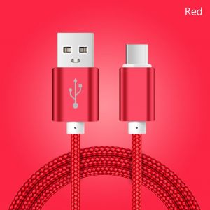 Câble Usb De Type C Vers Usb A Pour Recharge Rapide Et Transfert De Données, Cordon De Chargeur En Nylon Tressé, 0.27m/1m/2m/3m, Haute Qualité - Neuf